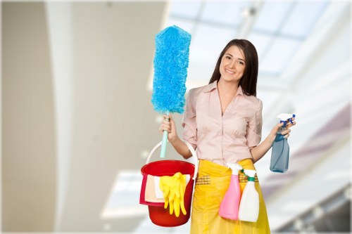 Team carrying out a final post-renovation clean in a TW7 residential or commercial property